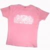 YesNoMaybe - Ladies Pink Crests T